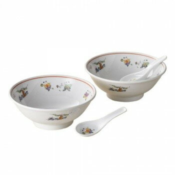 金陶苑 色絵唐子 ラーメン丼ペア 150201 5260-372 【北海道・沖縄・離島配送不可】