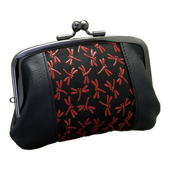 印伝 トンボ柄ガマ口財布 KP017-04 5260-485 【北海道・沖縄・離島配送不可】