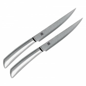 濃州正宗作 オールステンレスダマスカスステーキナイフ2P 200P 5507-073 【北海道・沖縄・離島配送不可】
