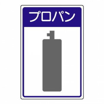 ユニット 高圧ガス施設標識　プロパン 827-40 【北海道・沖縄・離島配送不可】