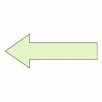 ユニット 誘導用矢印ステッカー(蓄光)5枚1組 829-83 【北海道・沖縄・離島配送不可】