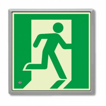 ユニット 高輝度蓄光標識避難口右C200級FL付 836-06 【北海道・沖縄・離島配送不可】