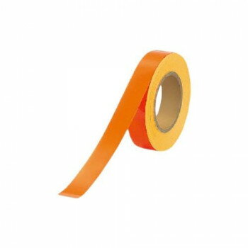 ユニット 蛍光ユニテープ オレンジ 30巾×20m 863-18 【北海道・沖縄・離島配送不可】
