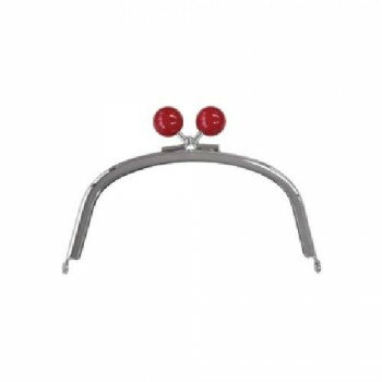 INAZUMA イナズマ 玉付き口金 (約)横12×高さ8.5cm (102)赤 BK-1275S 【北海道・沖縄・離島配送不可】