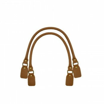 INAZUMA イナズマ ミシン縫い付け持ち手 2本手 総長約48cm (540)茶 YSM-4811 【北海道・沖縄・離島配送不可】