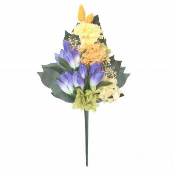 Flowers For Buddha - お供え用　四季仏花　プリザーブドフラワー　秋(リンドウ)　S　C37460S 【北海道・沖縄・離島配送不可】