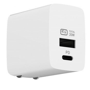 AC充電器 USBA+C PD20W リバーシブル AC-047