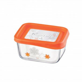 Bormioli Rocco(ボルミオリ・ロッコ) フリゴベール・ファン システム13×10 オレンジ 3.35170.MQ7 RBR5801 【北海道・沖縄・離島配送不可】