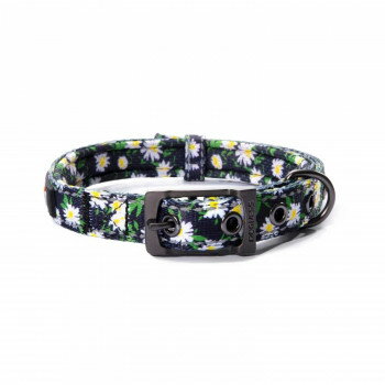 ルークラン ドッグネス 首輪 エレガント XS/S デイジーブラック ペット用品 【北海道・沖縄・離島配送不可】