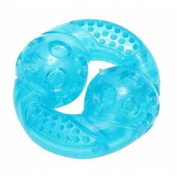 ルークラン ループ スクイーキー リング クリアブルー ペット用品 【北海道・沖縄・離島配送不可】