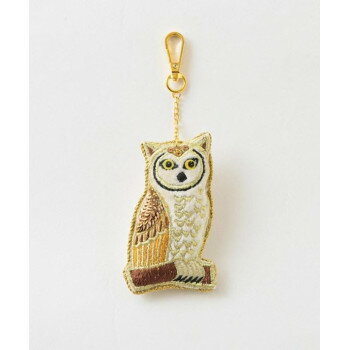 東京かんかん ザリ刺繍キーホルダー フクロウ M21-0941 【北海道・沖縄・離島配送不可】
