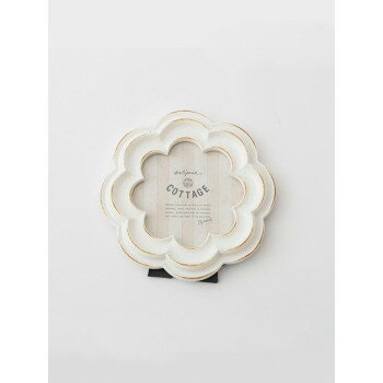 東京かんかん フラワーフォトフレーム ホワイト M45-2219WH 【北海道・沖縄・離島配送不可】