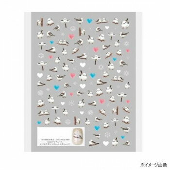 TSUMEKIRA(ツメキラ) ネイルシール Sakiプロデュース シマエナガのしまちゃんえなちゃん NN-SAK-009 【北海道・沖縄・離島配送不可】