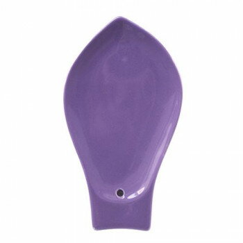 日本香堂 縁香皿 蓮弁文 香皿(穴開き)紫 75660 【北海道・沖縄・離島配送不可】