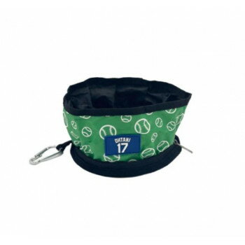 MLB公式 ロサンゼルス ドジャース 大谷翔平選手モデル 犬 コラプシブル ボウル SHO-3476 【北海道・沖縄・離島配送不可】