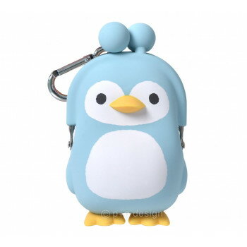 ピージーデザイン 4D POCHIFRIENDS PENGUIN(スリーディーポチフレンズペンギン) アイスブルー 【北海道・沖縄・離島配送不可】