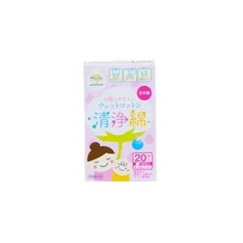 ベンザルコニウム塩化物0.01%溶液を含浸させ、高圧蒸気滅菌処理した安全性にこだわった清浄綿です。シートは天然コットン使用でお肌にもやさしい拭き心地です。アルミ個包装のため、携帯や持ち運び時にも便利です。お肌やお口まわり、授乳時、皮膚の清拭、おしりや局部などにご使用ください。商品区分：医薬部外品サイズ：約8×8cm個装サイズ：11.8×7.1×6.0cm重量：個装重量：170g素材・材質：医療脱脂綿生産国：日本