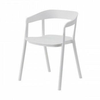 東谷 アームチェア ホワイト CL-504WH 【北海道・沖縄・離島配送不可】