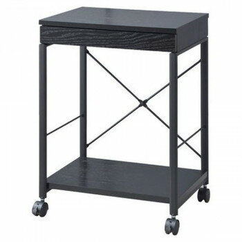 東谷 デスクワゴン ブラック END-330BK 【北海道・沖縄・離島配送不可】