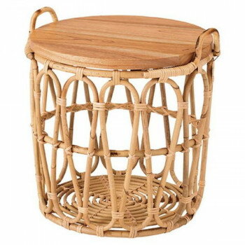 東谷 バスケットテーブル ナチュラル GUY-821NA 【北海道・沖縄・離島配送不可】