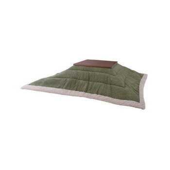 東谷 薄掛コタツ布団 190×190cm 正方形 カーキ KK-141KH 【北海道・沖縄・離島配送不可】