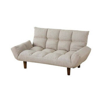 東谷 マイナ 折りたたみカウチソファ ベージュ LSS-19BE 【北海道・沖縄・離島配送不可】