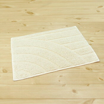 コットンリッジ バスマット 綿100％ アイボリー 【北海道・沖縄・離島配送不可】