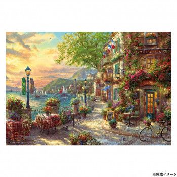 ビバリー キンケードジグソーパズル リビエラの花咲くカフェ 1000マイクロピース M81-578 【北海道・沖縄・離島配送不可】