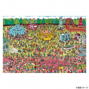 ウォーリーをさがせジグソーパズル Where'swally?休日の遊園地 1000マイクロピース M81-726 【北海道・沖縄・離島配送不可】
