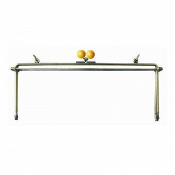 ソウヒロ joint クラフトパーツ レアウッド玉付きベンリー口金(アンティークゴールド) 型紙付き 702/アイボリー JTM-B110A 【北海道・沖縄・離島配送不可】