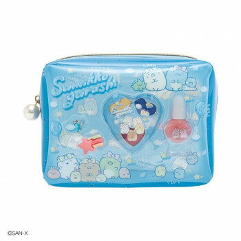 サンエックス San-x すみっコぐらし すみっコスメティックポーチ(ブルー) FE41302 【北海道・沖縄・離島配送不可】