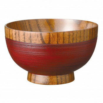 Chinese Tableware - 阿瀬眞三商店 汁椀 紀美野 漆加工 赤 132101 【北海道・沖縄・離島配送不可】