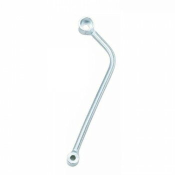 NANKAI MST 汎用マフラーステーφ12 FRタイプ オフセット30mm MST250FR シルバー 【北海道・沖縄・離島配送不可】