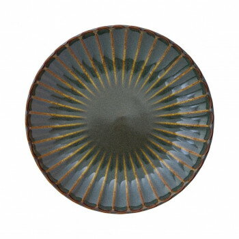光洋陶器 花伝 かすみ 山藍 14.5cm丸�