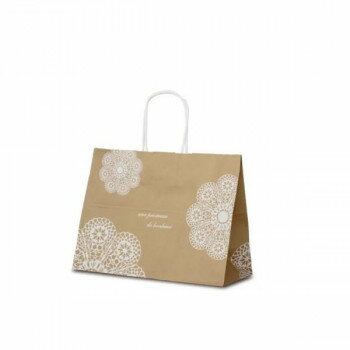 自動紐手提袋 T-6S レースィ(白) 1661 50枚 【北海道・沖縄・離島配送不可】