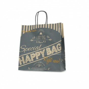 自動紐手提袋 T-6 HAPPY BAG(ネイビー) 1614 50枚 【北海道・沖縄・離島配送不可】(3.0)