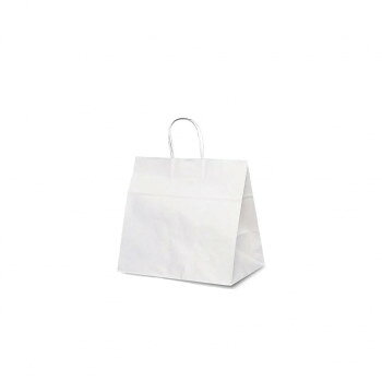 ＜＜ご注意下さい＞＞こちらの商品はメーカーよりお客様へ直接お届けの品になります。 当店での在庫はしておりません。在庫の有無はメーカー在庫のみになりますので、急な欠品や急に廃盤になる可能性がございます。こちらの商品の配送について○北海道・沖縄・離島につきましては、配送不可となりますので予めご了承お願いします。こちらの商品の包装(ラッピング)について○上記の理由(メーカーより直送)により包装はできませんので予めご了承お願いします。こちらの商品の不具合について○お届けしましたこちらの商品に不具合があった場合、商品到着日より1週間以内に当店にご連絡ください。メーカーが直接対応させて頂きます。○お客様がご自身で修理された場合、費用の負担は致しかねますので予めご了承下さい。自動紐手提袋。業務向けの手提袋です。マチ広でケーキなどの箱物にも対応。サイズ：巾340×マチ220×丈320mm個装サイズ：34×22×32cm重量：個装重量：500g素材・材質：片艶セット内容：50枚生産国：日本