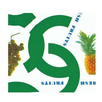 包装紙 フレッシュフルーツ H半切 402 100枚 【北海道・沖縄・離島配送不可】