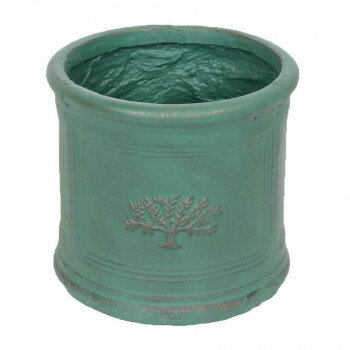 MURATAYA ラウンドポットフォレスト6号 Verdigris 3734 【北海道・沖縄・離島配送不可】