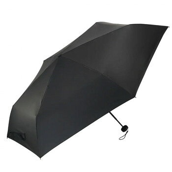 LESS IS MORE ネオミニUVブロック 折りたたみ傘 55cm ブラック S355-1130BK1-BG