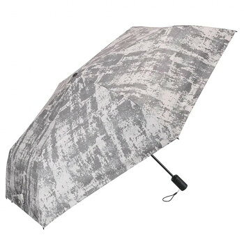 LESS IS MORE カルオート反射UVブロック 折りたたみ傘 55cm スポンジドローイング アッシュブラウン S355-1129BR1-B1