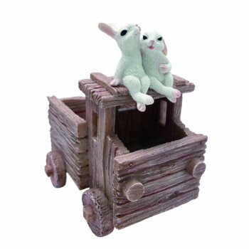 フレンドリーマスコット ウッデントラックポット 4009481-00 【北海道・沖縄・離島配送不可】