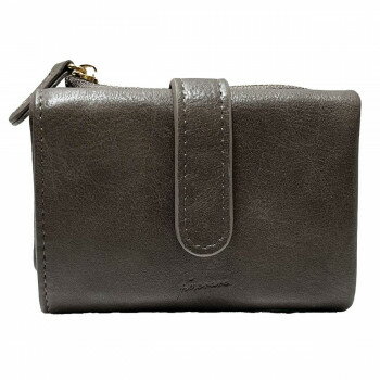 DAICO Pisoraro(ピソラロ) スムース 袋縫い三つ折りウォレット グレージュ PR236 【北海道・沖縄・離島配送不可】