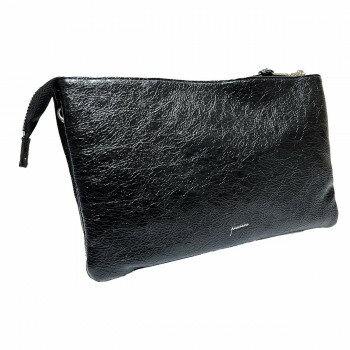 DAICO Pisoraro(ピソラロ) クラック ダブルルームポシェット ブラック PR219 【北海道・沖縄・離島配送不可】