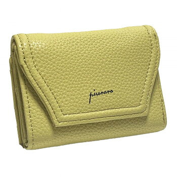 DAICO Pisoraro(ピソラロ) pastel 三つ折りBOXミニ財布 イエロー PR224
