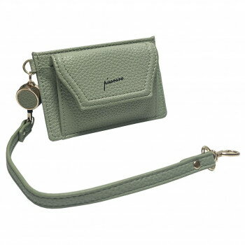 DAICO Pisoraro(ピソラロ) pastel ポケット付パスケース グリーン PR226 【北海道・沖縄・離島配送不可】