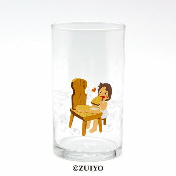 三郷陶器 アルプスの少女ハイジ 山小屋の食事 ガラスタンブラー 7001-02 【北海道・沖縄・離島配送不可】