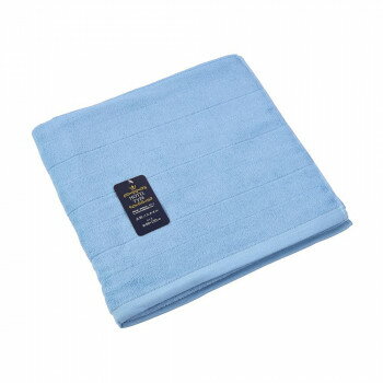 Nカラー大判バスタオル モーニングブルー ZG-150024(7)MB 【北海道・沖縄・離島配送不可】