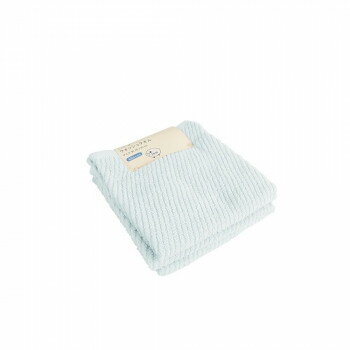 無撚糸ハッピーカラーウォッシュタオル3枚組 ブルー BY-12025-3(2)BL 【北海道・沖縄・離島配送不可】