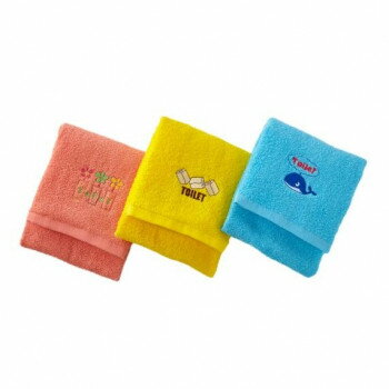 ホームライフフェイスタオル(トイレ用) 3柄組 SV-241-3 【北海道・沖縄・離島配送不可】